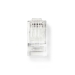 RJ45-Connector | Male | Stranded UTP CAT5 | Recht | Verguld | 10 Stuks | PVC | Transparant | Doos