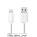 Lightning Kabel | USB 2.0 | Apple Lightning 8-Pins | USB-A Male | 480 Mbps | Vernikkeld | 2.00 m | Rond | PVC | Wit | Label