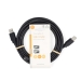 USB-Kabel | USB 2.0 | USB-A Male | USB-A Male | 480 Mbps | Vernikkeld | 5.00 m | Rond | PVC | Zwart | Label