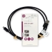 USB-Kabel | USB 2.0 | USB-A Male | USB Micro-B Male | 10 W | 480 Mbps | Vernikkeld | 1.00 m | Rond | PVC | Zwart | Label