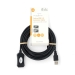 Actieve USB-Kabel | USB 2.0 | USB-A Male | USB-A Female | 480 Mbps | 5.00 m | Rond | Vernikkeld | PVC | Koper | Label