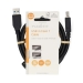 USB-Kabel | USB 3.2 Gen 1 | USB-A Male | USB-A Female | 5 Gbps | Vernikkeld | 1.00 m | Rond | PVC | Zwart | Label