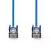 CAT5e Netwerkkabel | SF/UTP | RJ45 Male | RJ45 Male | 20.0 m | Rond | PVC | Blauw | Label