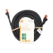 CAT6 Netwerkkabel | RJ45 Male | RJ45 Male | U/UTP | 10.0 m | Rond | PVC | Zwart | Label