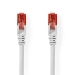 CAT6 Netwerkkabel | RJ45 Male | RJ45 Male | U/UTP | 0.25 m | Rond | PVC | Wit | Label