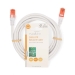 CAT6 Netwerkkabel | RJ45 Male | RJ45 Male | U/UTP | 3.00 m | Rond | PVC | Wit | Label