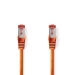 CAT6 Netwerkkabel | RJ45 Male | RJ45 Male | S/FTP | 0.25 m | Rond | LSZH | Oranje | Label