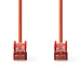 CAT6 Netwerkkabel | RJ45 Male | RJ45 Male | S/FTP | 10.0 m | Rond | LSZH | Rood | Label