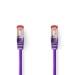 CAT6 Netwerkkabel | RJ45 Male | RJ45 Male | S/FTP | 1.00 m | Rond | LSZH | Violet | Label