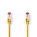 CAT6 Netwerkkabel | RJ45 Male | RJ45 Male | S/FTP | 15.0 m | Rond | LSZH | Geel | Label