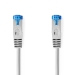 CAT6a netwerkkabel | S/FTP | RJ45 Male | RJ45 Male | 1.00 m | Snagless | Rond | LSZH | Grijs | Label