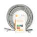 CAT6a netwerkkabel | S/FTP | RJ45 Male | RJ45 Male | 10.0 m | Snagless | Rond | LSZH | Grijs | Label