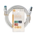 CAT6a netwerkkabel | S/FTP | RJ45 Male | RJ45 Male | 2.00 m | Snagless | Rond | LSZH | Wit | Label