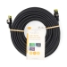 CAT7 Netwerkkabel | S/FTP | RJ45 Male | RJ45 Male | 15.0 m | Snagless | Rond | LSZH | Zwart | Label