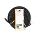 CAT7 Netwerkkabel | S/FTP | RJ45 Male | RJ45 Male | 20.0 m | Snagless | Rond | LSZH | Zwart | Label