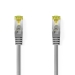 Cat 8.1 Netwerkkabel | S/FTP | RJ45 Male | RJ45 Male | 5.00 m | Rond | LSZH | Grijs | Label