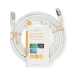 Cat 8.1 Netwerkkabel | S/FTP | RJ45 Male | RJ45 Male | 5.00 m | Rond | LSZH | Wit | Label