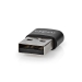 USB-A Adapter | USB 2.0 | USB-A Male | USB-C™ Female | 480 Mbps | Rond | Vernikkeld | Zwart | Doos