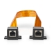 Nedis CAT5e Cable | UTP | RJ45 (8P8C) Female | RJ45 (8P8C) Female | 0.30 m | Flat | PVC | Orange | Box