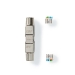 Netwerkkoppeling | CAT7 | Afgeschermd | RJ45 Female | RJ45 Female | Recht | Metaal | Doos