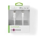 Lightning Kabel | USB 2.0 | Apple Lightning 8-Pins | USB-C™ Male | 480 Mbps | Vernikkeld | 2.00 m | Rond | PVC | Wit | Doos