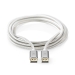 DisplayPort-Kabel | DisplayPort Male | DisplayPort Male | 8K@60Hz | Verguld | 2.00 m | Rond | Gevlochten | Zilver | Cover Window Box