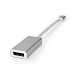 USB-C™ Adapter | USB 3.2 Gen 1 | USB-C™ Male | DisplayPort Female | 0.20 m | Rond | Verguld | Gevlochten / Nylon | Zilver | Cover Window Box