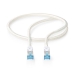 CAT6a netwerkkabel | S/FTP | RJ45 Male | RJ45 Male | 0.50 m | Snagless | Rond | Gevlochten / PVC | Zilver | Cover Window Box