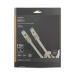 CAT6a netwerkkabel | S/FTP | RJ45 Male | RJ45 Male | 3.00 m | Snagless | Rond | Gevlochten / PVC | Zilver | Cover Window Box