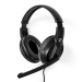 PC-Headset | Over-Ear | Stereo | USB Type-A / USB Type-C™ | Inklapbare Microfoon | Zwart