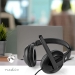 PC-Headset | Over-Ear | Stereo | USB Type-A / USB Type-C™ | Inklapbare Microfoon | Zwart