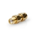 SMA-Adapter | SMA Male Omgekeerde Polariteit | SMA Female | Verguld | 50 Ohm | Recht | Koper | Goud | 2 Stuks | Doos