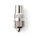 IEC (Coax) Connector | Recht | Male | Vernikkeld | 75 Ohm | Schroef | Diameter kabelinvoer: 7.0 mm | Metaal | Zilver | 2 Stuks | Doos