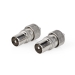 IEC (Coax) Connector | Recht | Male | Vernikkeld | 75 Ohm | Schroef | Diameter kabelinvoer: 7.0 mm | Metaal | Zilver | 2 Stuks | Doos