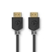 Ultra High Speed ​​HDMI™-Kabel | HDMI™ Connector | HDMI™ Connector | 8K@60Hz | 48 Gbps | 3.00 m | Rond | 6.7 mm | Antraciet | Doos