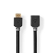 High Speed ​​HDMI™-Kabel met Ethernet | HDMI™ Connector | HDMI™ Output | 8K@60Hz | eARC | 48 Gbps | 2.00 m | Rond | PVC | Antraciet | Doos