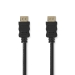 High Speed ​​HDMI™-Kabel met Ethernet | HDMI™ Connector | HDMI™ Connector | 4K@30Hz | ARC | 10.2 Gbps | 25.0 m | Rond | PVC | Zwart | Label