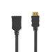 High Speed ​​HDMI™-Kabel met Ethernet | HDMI™ Connector | HDMI™ Output | 4K@30Hz | 10.2 Gbps | 3.00 m | Rond | PVC | Zwart | Label