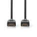 Ultra High Speed ​​HDMI™-Kabel | HDMI™ Connector | HDMI™ Connector | 8K@60Hz | 48 Gbps | 1.00 m | Rond | 6.0 mm | Zwart | Label