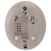 Babyfoon Eco DECT, wit/taupe