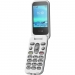 Doro 2880 4G telefoon zwart/wit inclusief bureaulader