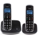 DECT seniorentelefoon met grote toetsen en 2 handsets zwart