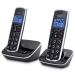 DECT seniorentelefoon met grote toetsen en 2 handsets zwart