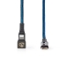 USB-Kabel | USB 2.0 | Apple Lightning 8-Pins | USB-C™ Male | 60 W | 480 Mbps | Vernikkeld | 1.00 m | Rond | Gevlochten / Nylon | Blauw / Zwart | Cover Window Box