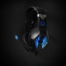 Gaming Headset | Over-Ear | Stereo | USB Type-A / 2x 3.5 mm | Inklapbare Microfoon | 2.20 m | LED