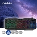 Bedraad Gaming Toetsenbord | USB Type-A | Membrane Toetsen | LED | QWERTZ | Duits | USB Gevoed | Lengte stroomkabel: 1.30 m | Multimedia