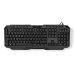 Bedraad Gaming Toetsenbord | USB Type-A | Membrane Toetsen | LED | AZERTY | Frans | USB Gevoed | Lengte stroomkabel: 1.30 m | Multimedia