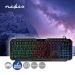 Bedraad Gaming Toetsenbord | USB Type-A | Membrane Toetsen | LED | AZERTY | Frans | USB Gevoed | Lengte stroomkabel: 1.30 m | Multimedia