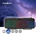 Bedraad Gaming Toetsenbord | USB Type-A | Membrane Toetsen | LED | QWERTY | US Internationaal | USB Gevoed | Lengte stroomkabel: 1.30 m | Multimedia