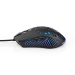 Gaming Muis | Bedraad | 800 / 1200 / 2400 / 3200 / 4800 / 7200 dpi | Instelbare DPI | Aantal knoppen: 7 | Programmeerbare knoppen | Rechtshandig | 1.50 m | RGB